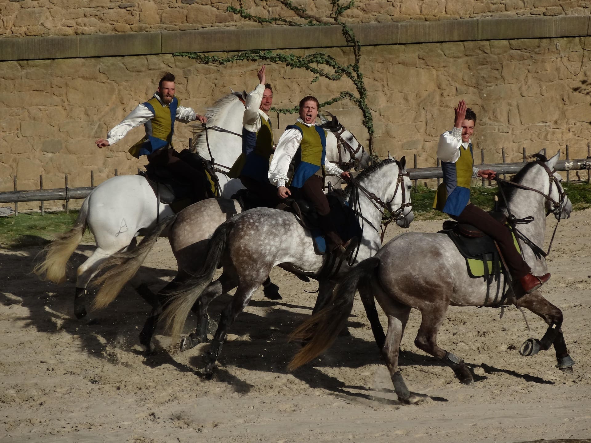 A Roman arena at Puy du Fou.